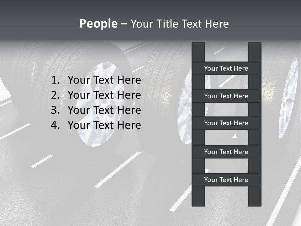 Concept Road Race PowerPoint Template