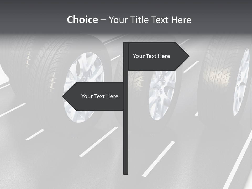 Concept Road Race PowerPoint Template