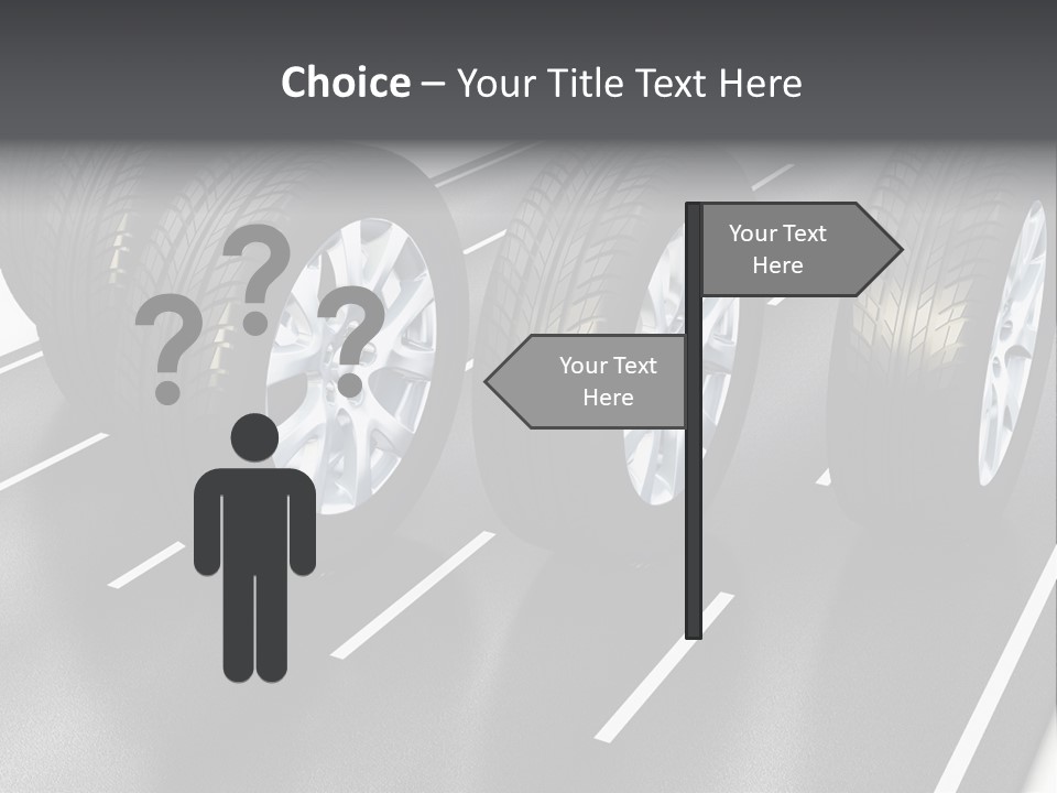 Concept Road Race PowerPoint Template