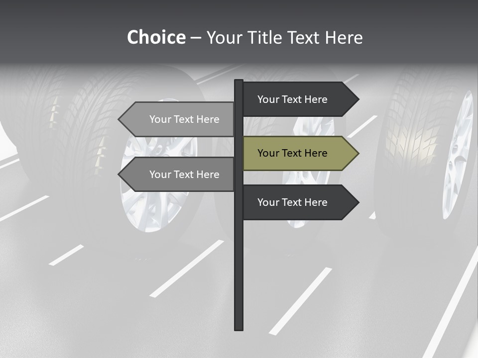 Concept Road Race PowerPoint Template