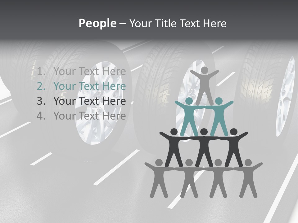 Concept Road Race PowerPoint Template