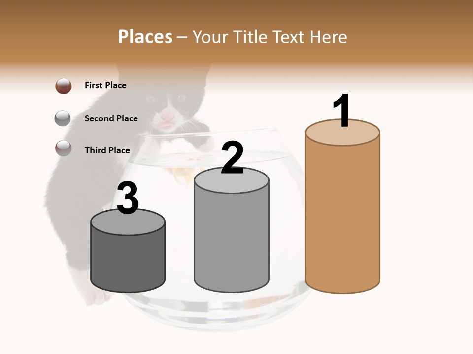 Feline Trouble Baby PowerPoint Template