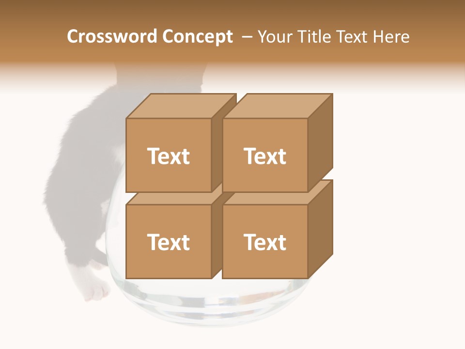 Feline Trouble Baby PowerPoint Template