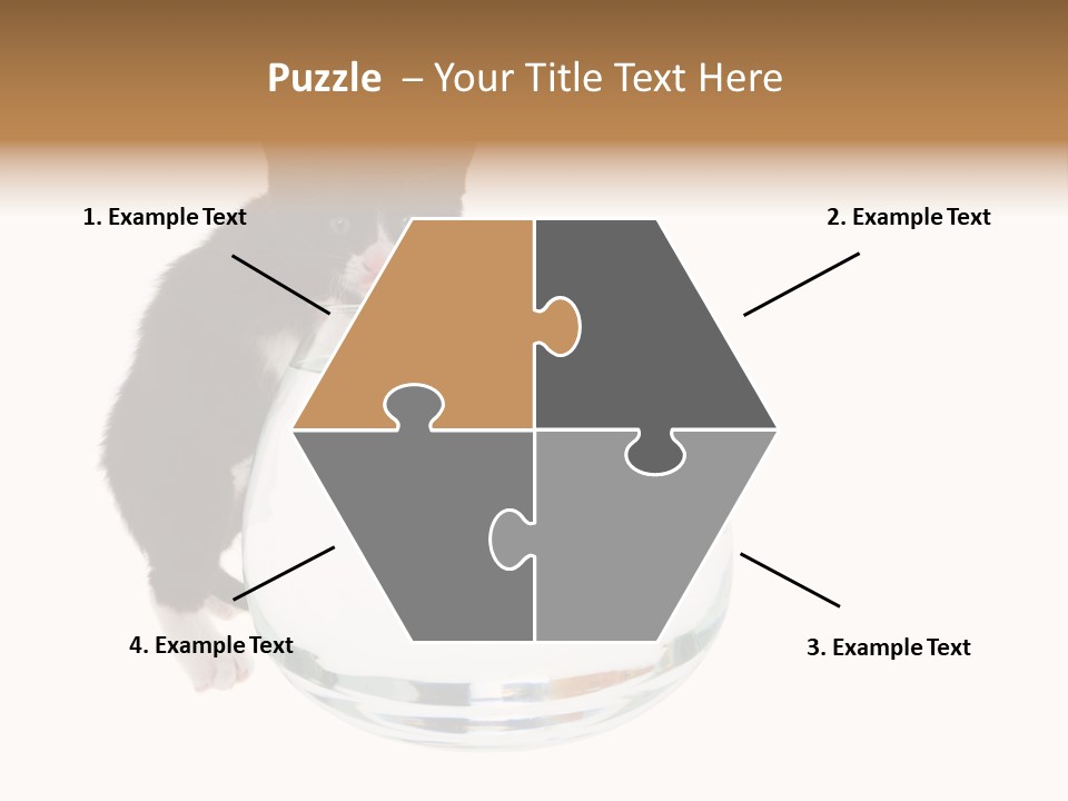 Feline Trouble Baby PowerPoint Template