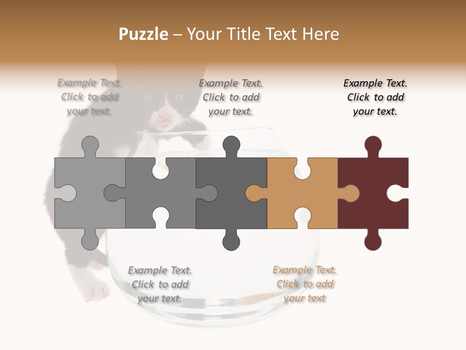 Feline Trouble Baby PowerPoint Template