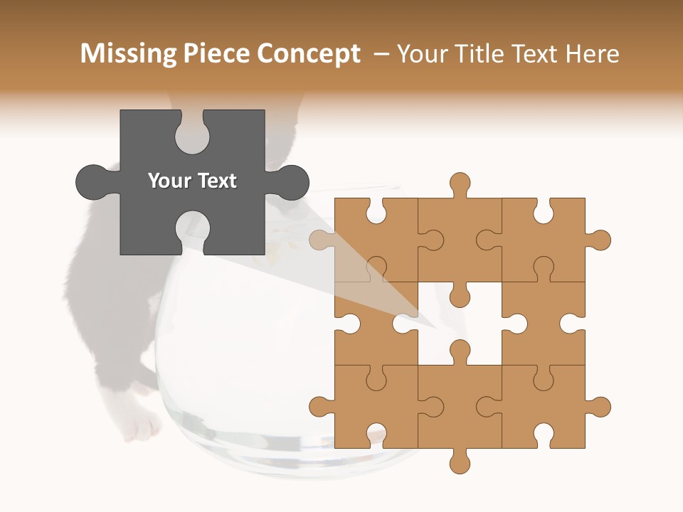 Feline Trouble Baby PowerPoint Template