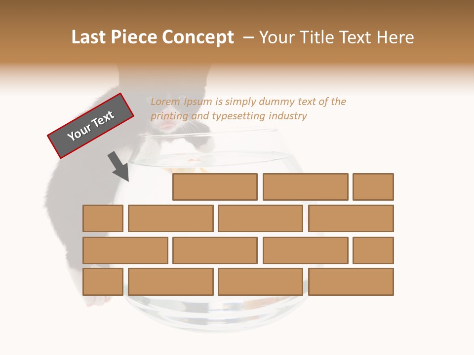 Feline Trouble Baby PowerPoint Template