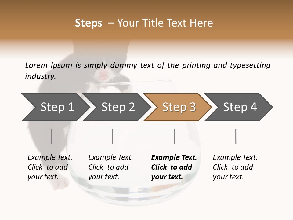 Feline Trouble Baby PowerPoint Template