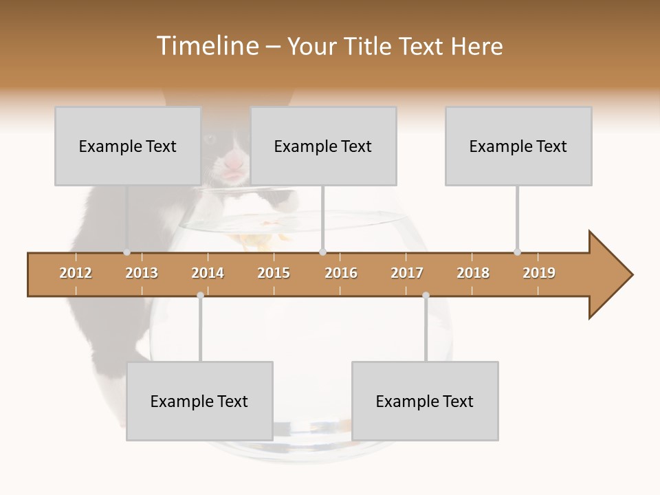 Feline Trouble Baby PowerPoint Template