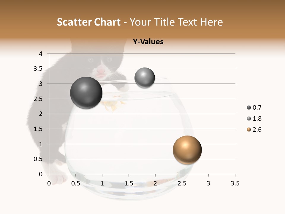 Feline Trouble Baby PowerPoint Template