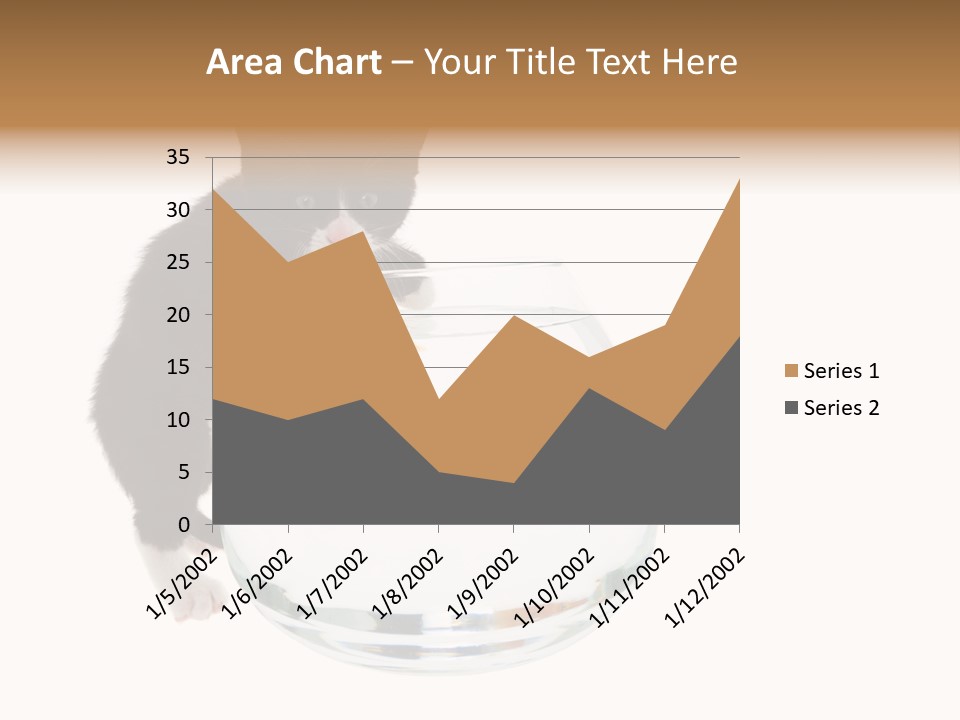 Feline Trouble Baby PowerPoint Template