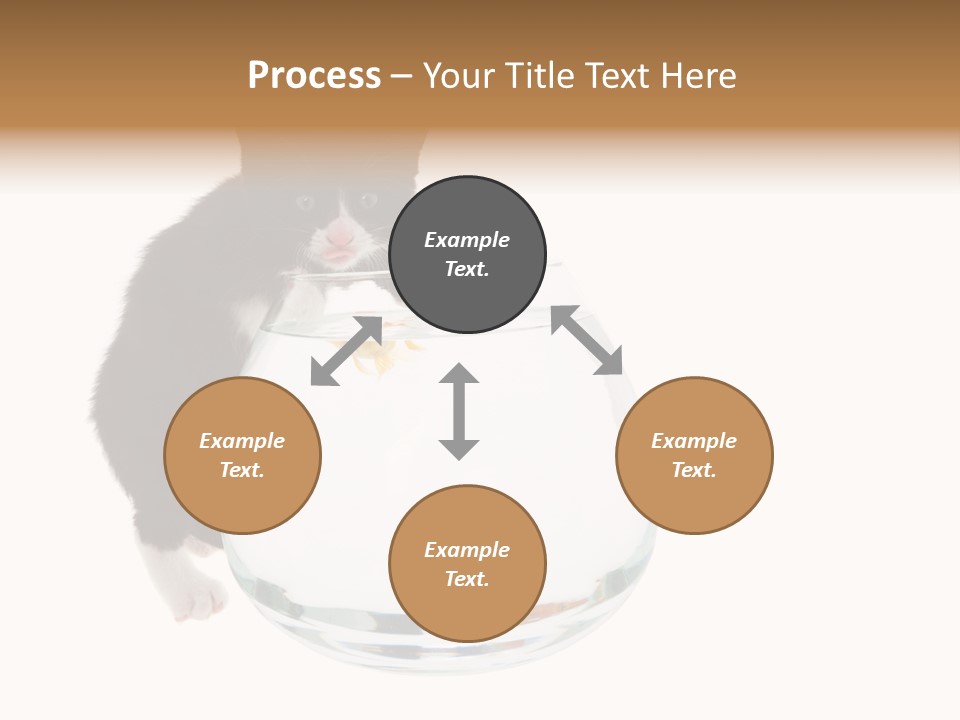 Feline Trouble Baby PowerPoint Template