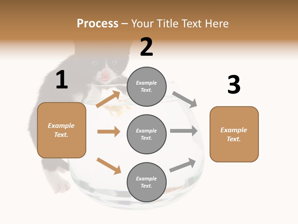 Feline Trouble Baby PowerPoint Template