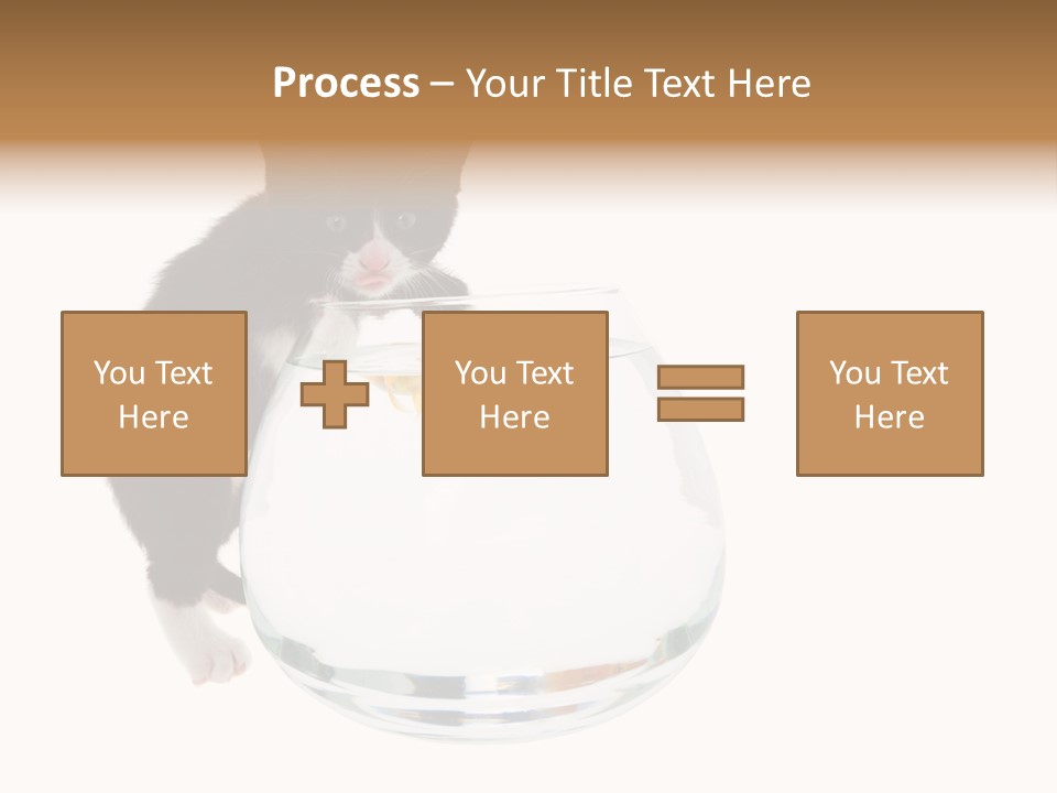 Feline Trouble Baby PowerPoint Template