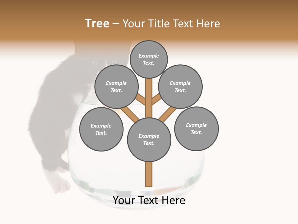 Feline Trouble Baby PowerPoint Template