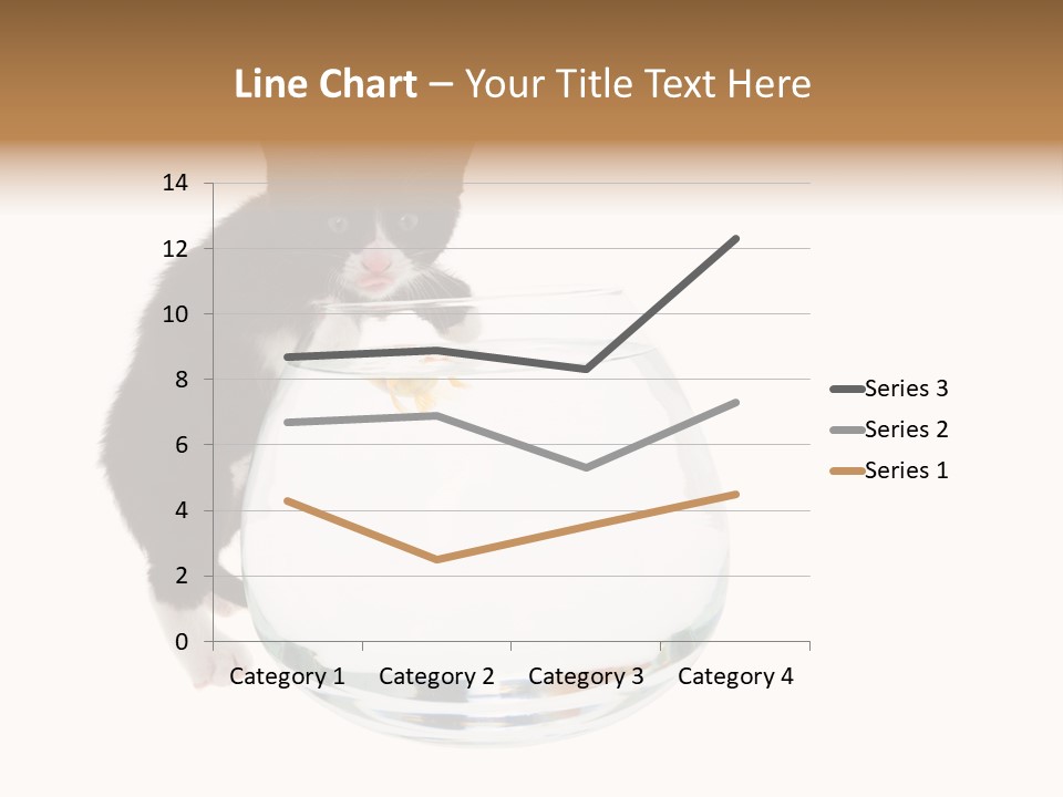 Feline Trouble Baby PowerPoint Template