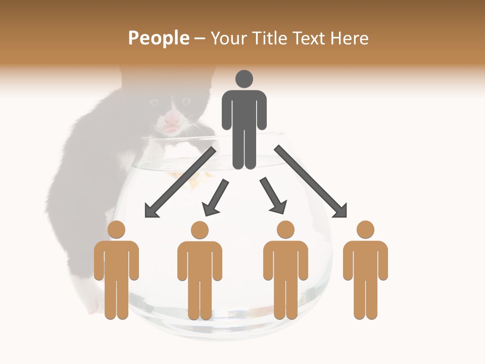 Feline Trouble Baby PowerPoint Template