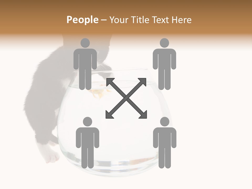 Feline Trouble Baby PowerPoint Template