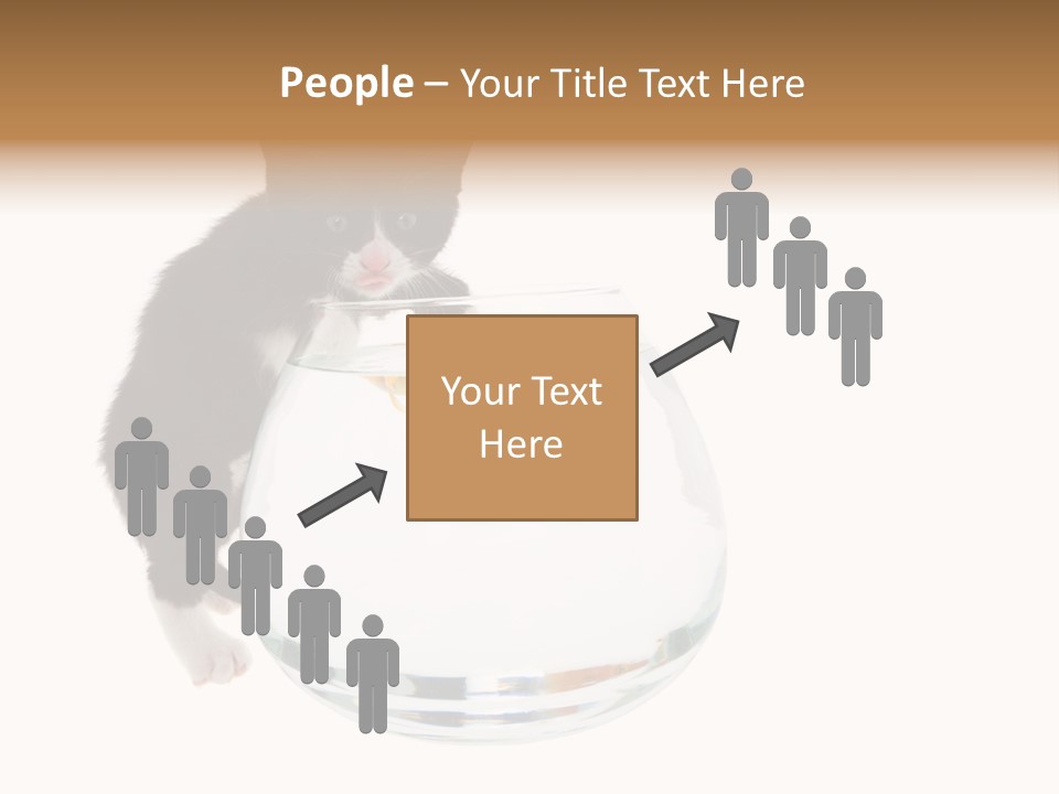 Feline Trouble Baby PowerPoint Template