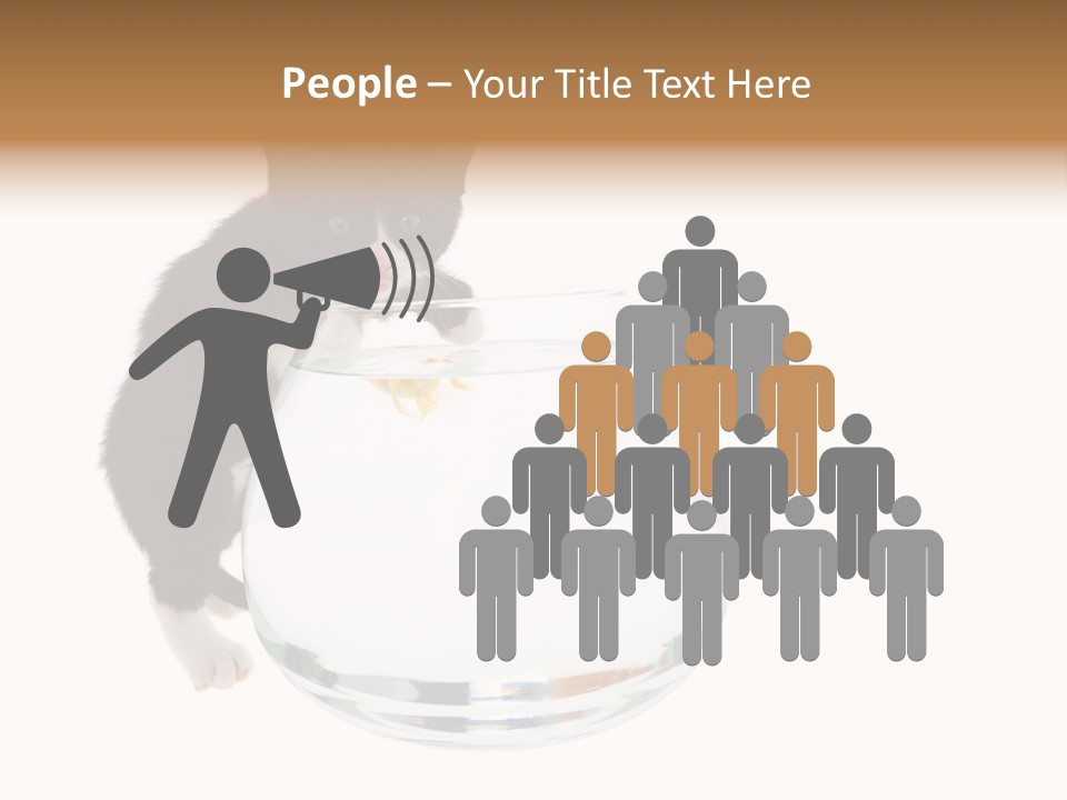 Feline Trouble Baby PowerPoint Template