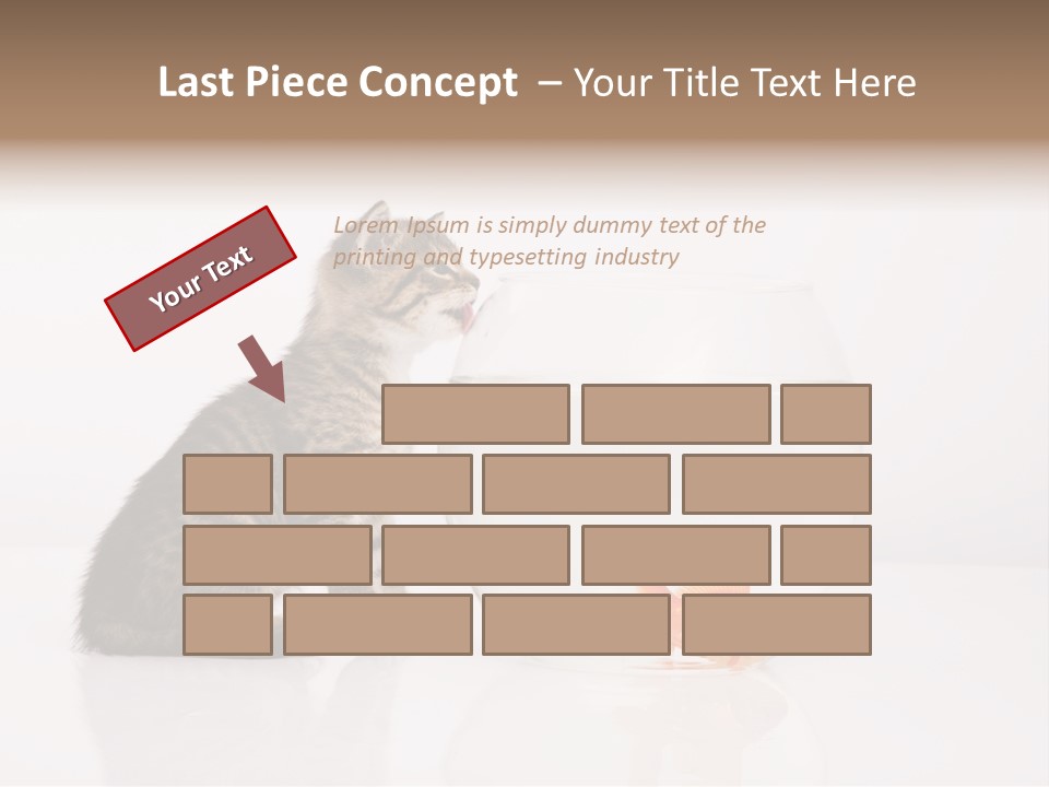 Glass Snack Captivity PowerPoint Template