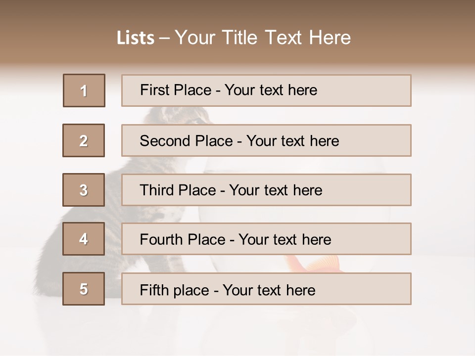 Glass Snack Captivity PowerPoint Template