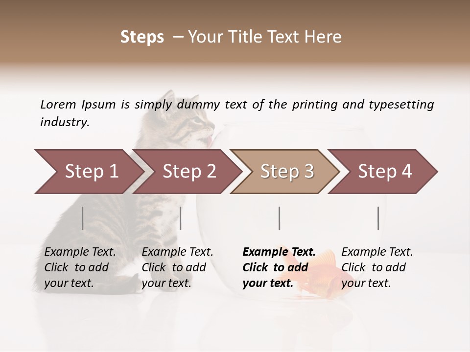 Glass Snack Captivity PowerPoint Template
