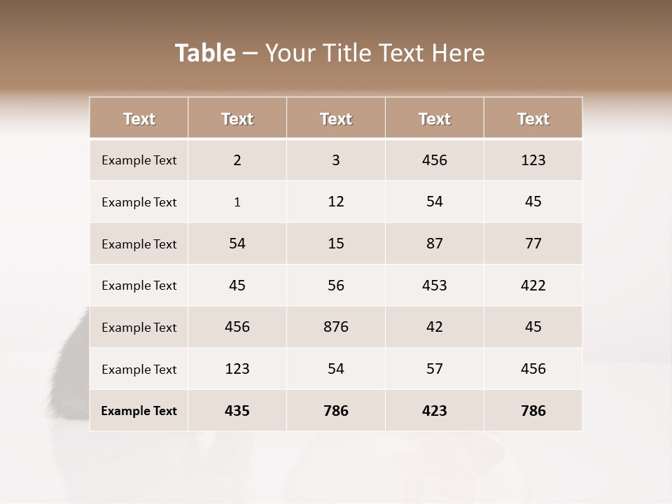 Glass Snack Captivity PowerPoint Template