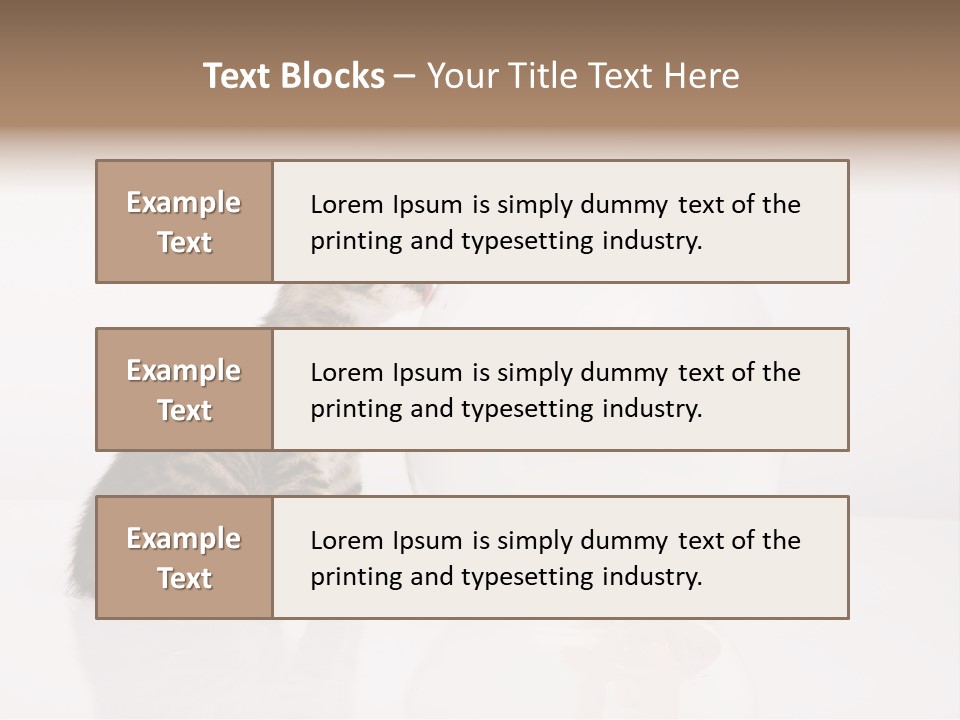 Glass Snack Captivity PowerPoint Template
