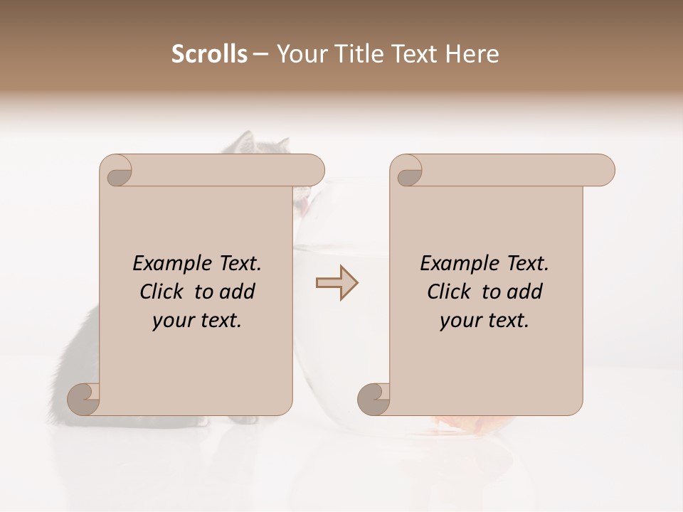 Glass Snack Captivity PowerPoint Template