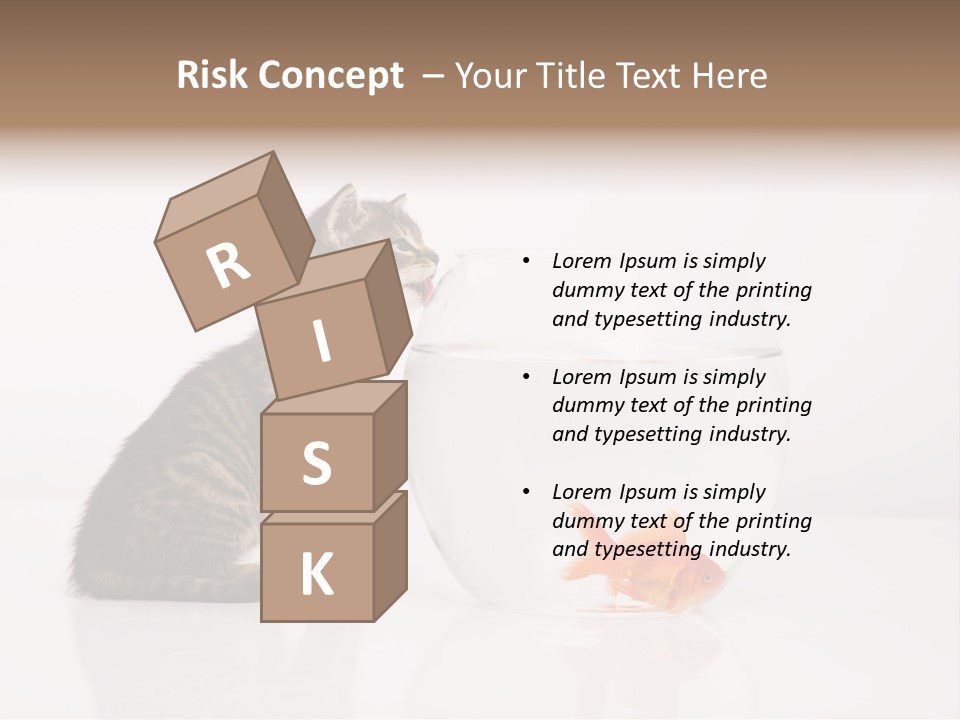 Glass Snack Captivity PowerPoint Template