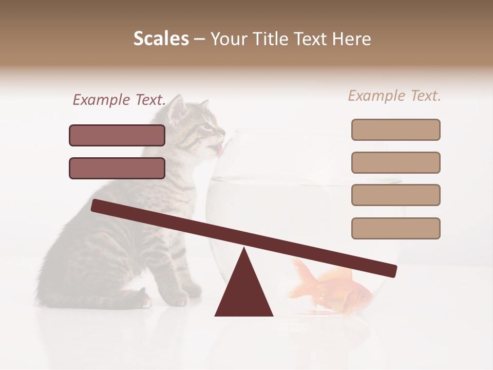 Glass Snack Captivity PowerPoint Template