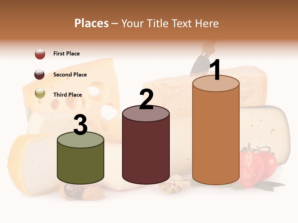 Colore Rosso Pecorino Alimentazione PowerPoint Template