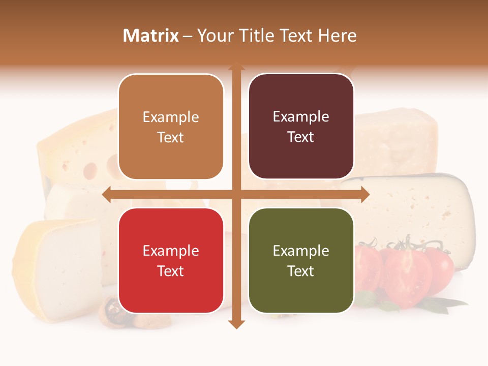 Colore Rosso Pecorino Alimentazione PowerPoint Template