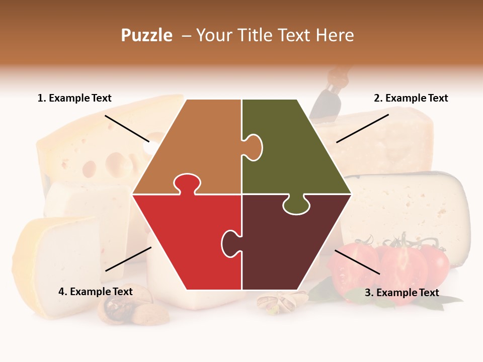 Colore Rosso Pecorino Alimentazione PowerPoint Template