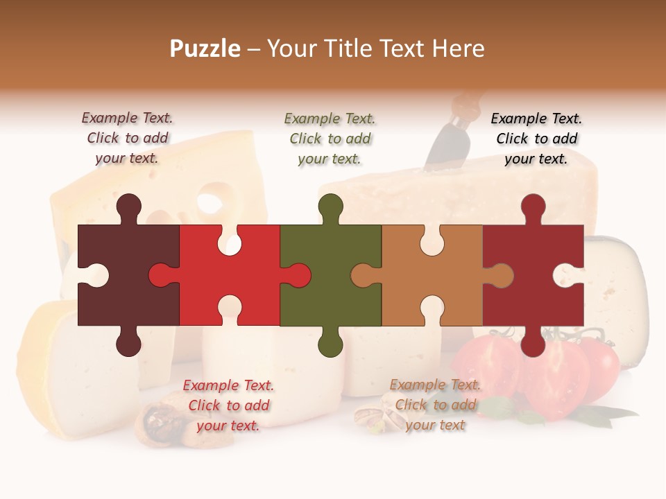 Colore Rosso Pecorino Alimentazione PowerPoint Template