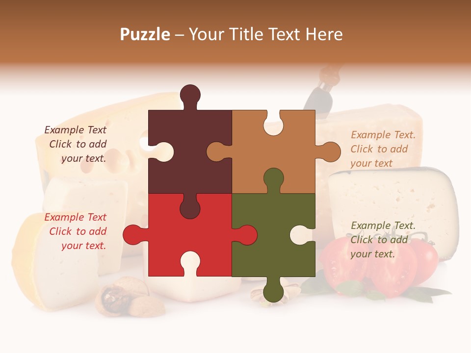 Colore Rosso Pecorino Alimentazione PowerPoint Template