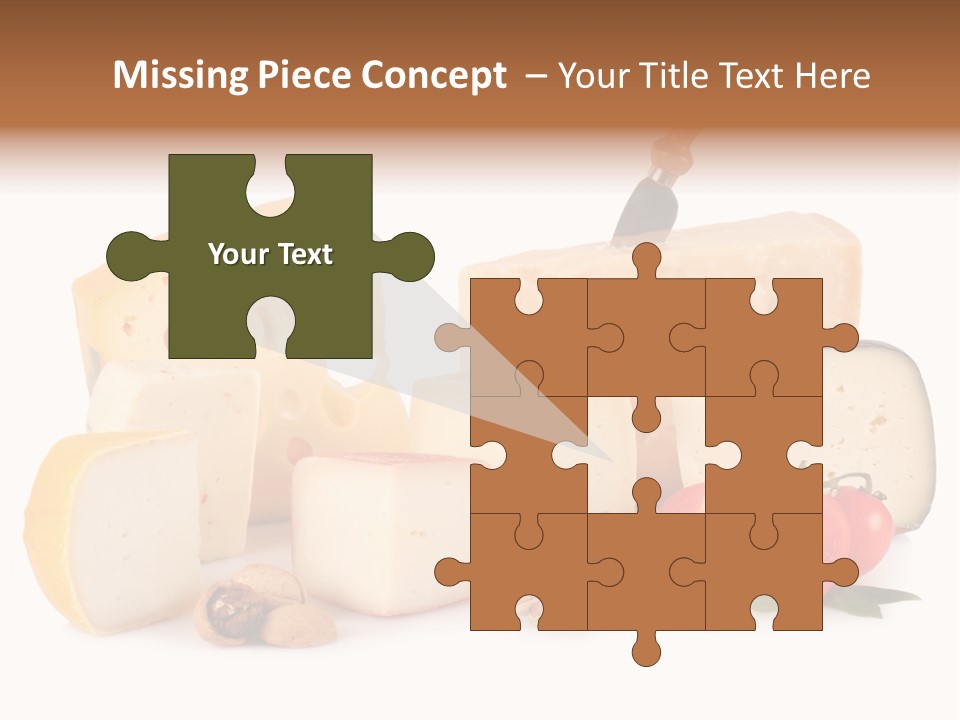 Colore Rosso Pecorino Alimentazione PowerPoint Template