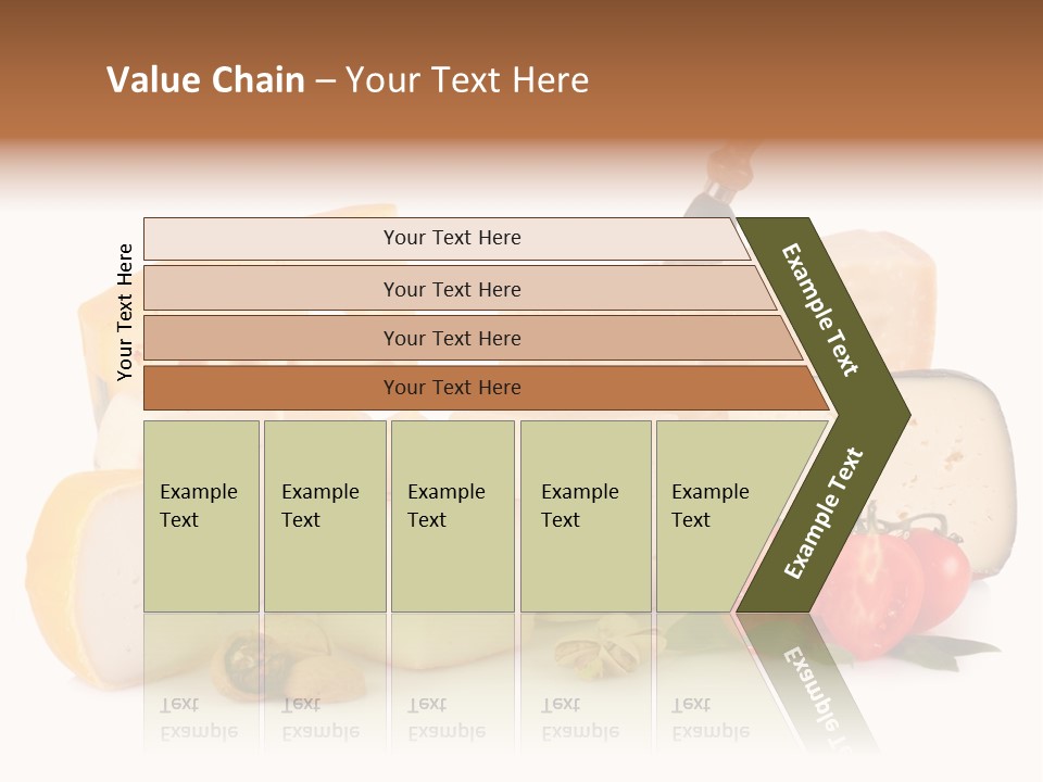 Colore Rosso Pecorino Alimentazione PowerPoint Template