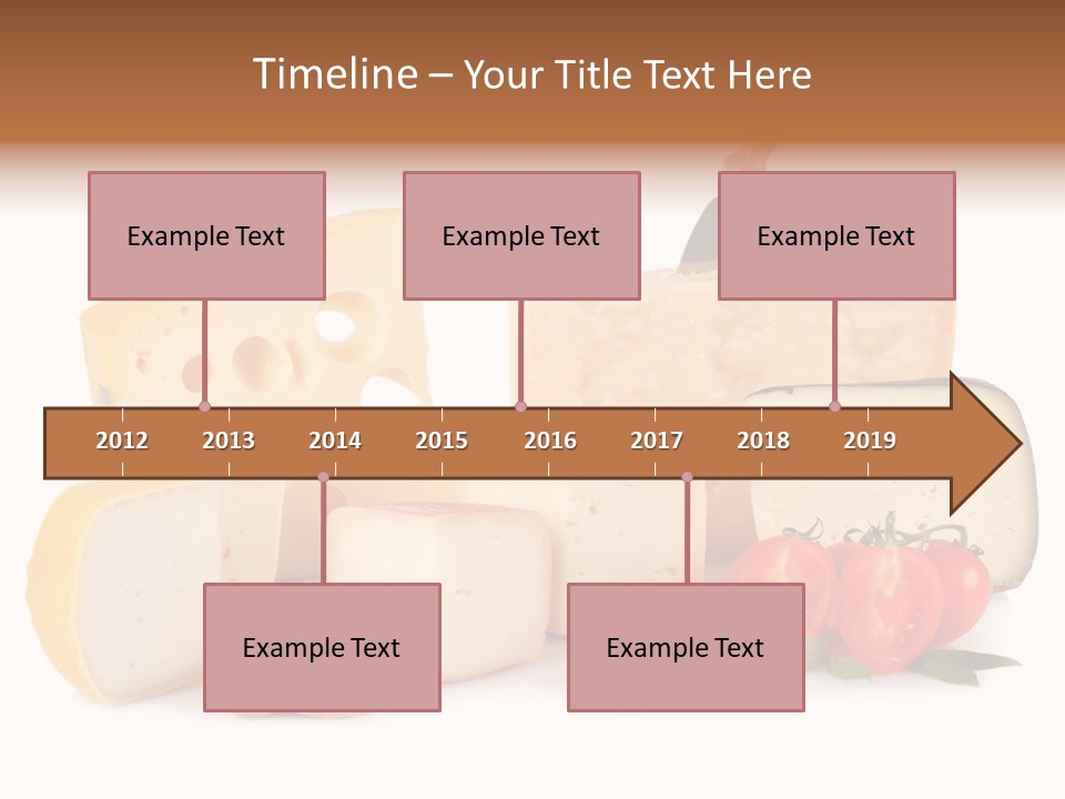 Colore Rosso Pecorino Alimentazione PowerPoint Template