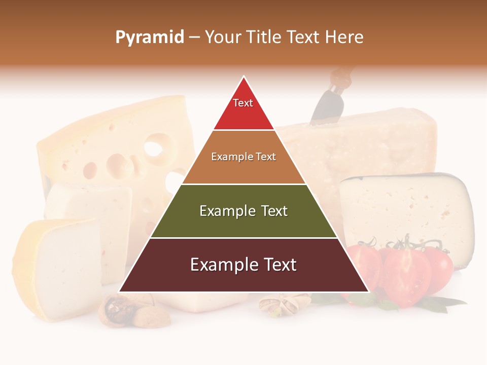 Colore Rosso Pecorino Alimentazione PowerPoint Template