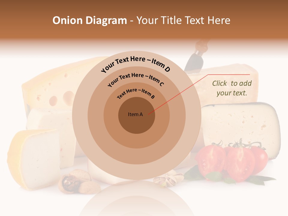 Colore Rosso Pecorino Alimentazione PowerPoint Template