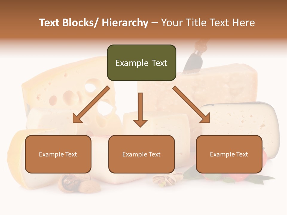 Colore Rosso Pecorino Alimentazione PowerPoint Template