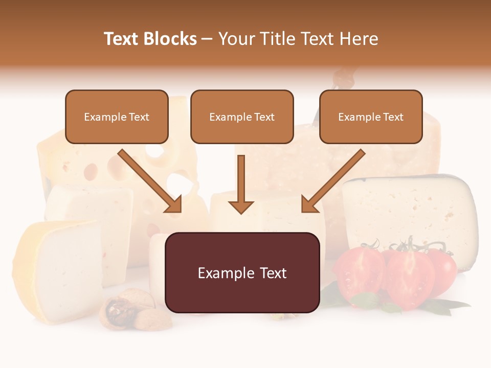 Colore Rosso Pecorino Alimentazione PowerPoint Template