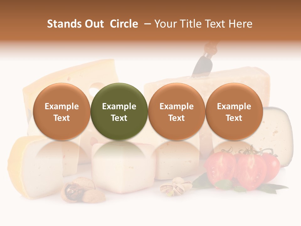 Colore Rosso Pecorino Alimentazione PowerPoint Template