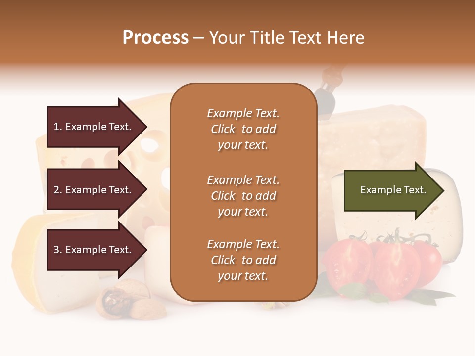 Colore Rosso Pecorino Alimentazione PowerPoint Template