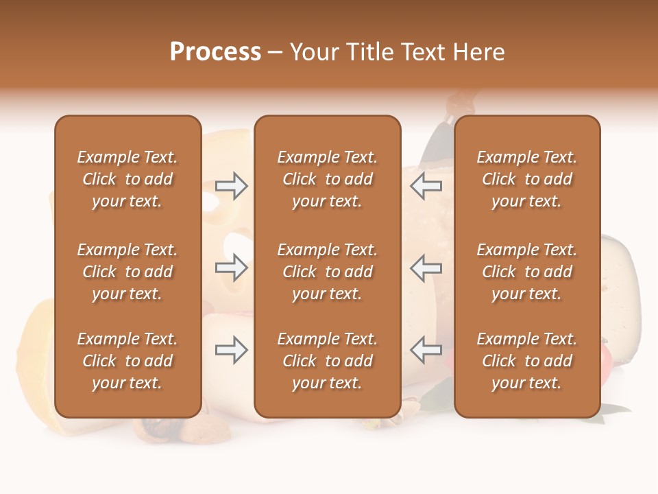 Colore Rosso Pecorino Alimentazione PowerPoint Template