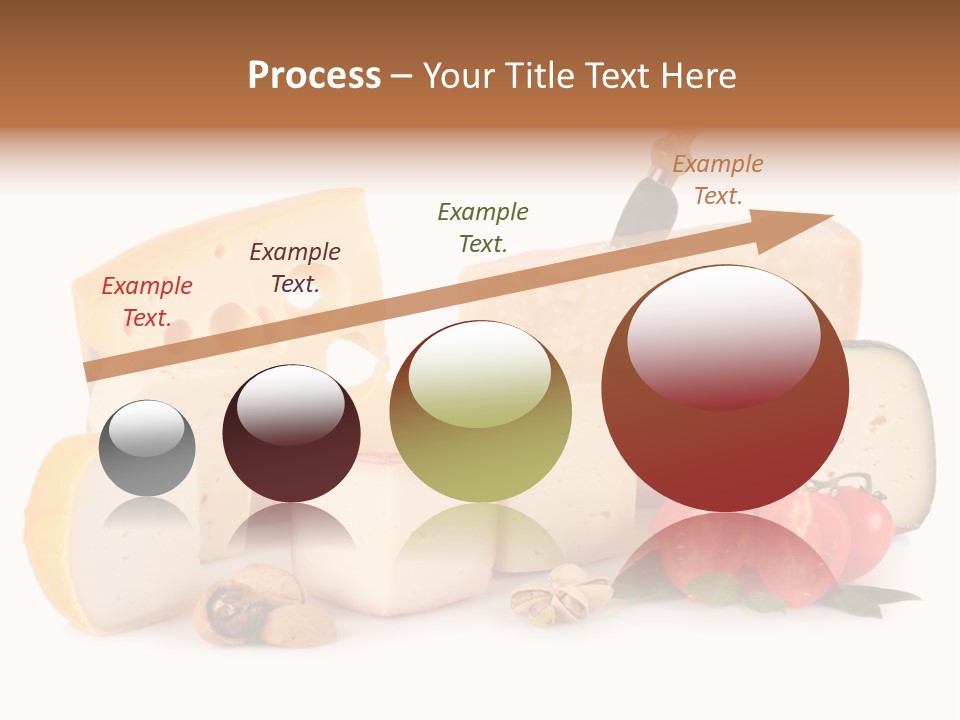 Colore Rosso Pecorino Alimentazione PowerPoint Template