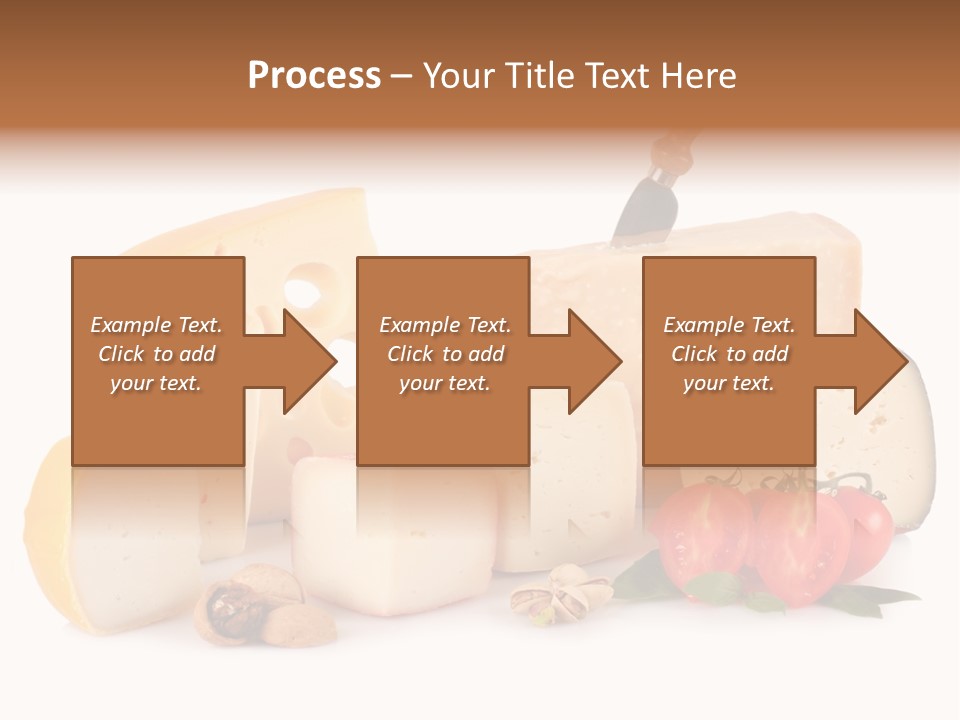 Colore Rosso Pecorino Alimentazione PowerPoint Template