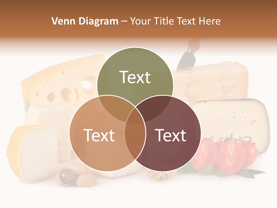 Colore Rosso Pecorino Alimentazione PowerPoint Template